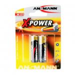 Ansmann Batteria Alcalina stilo AA da 1,5V per dispositivi a basso consumo energetico. 2 pezzi