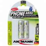 Ansmann Phone DECT Batteria ricaricabile,  formato Stilo (AA) - Per telefoni cordless. 2pz.