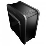 Aerocool QS-240 Case Micro ATX Middle Tower Black Window USB 3.0