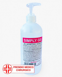 SIMPLY GEL DISINFETTANTE MANI PMC FLACONE 500ML CON POMPETTA